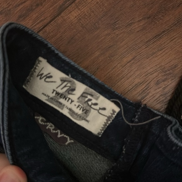 Free People ma cherie lace up back flare jean - Picture 4 of 5